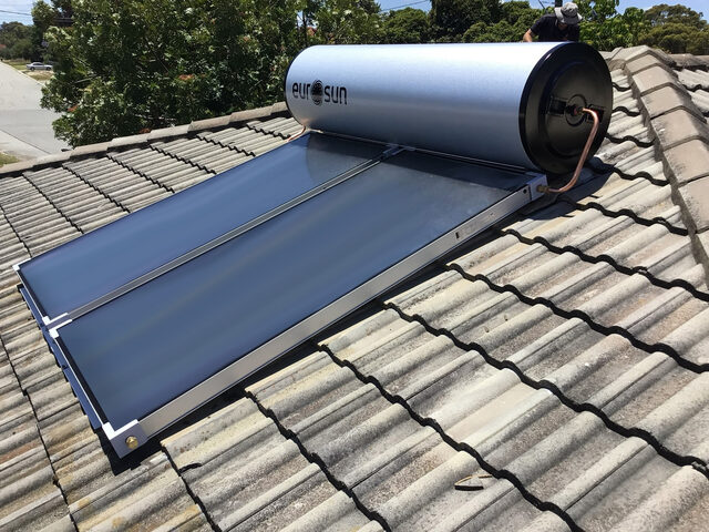 Solar Repairs Caversham WA 6055 4 Solar hot water system on a Perth roof